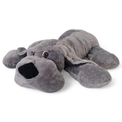 ODOLPLÜSCH Teddybär XXL Teddy Hund Riesen Stofftier Plüschtier Geschenk Kuscheltier grau