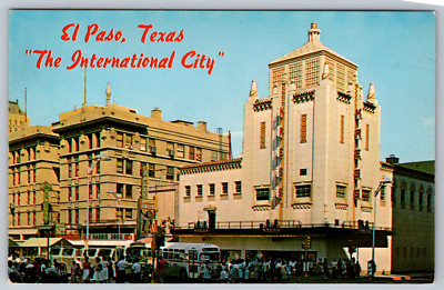 c1960s El Paso Texas Oregon Mills Kress International City Postcard