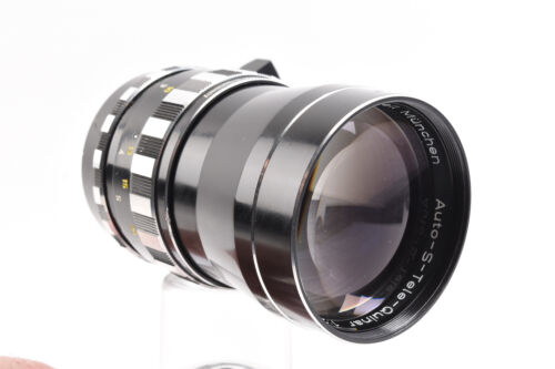 Exakta Mount Steinheil Munchen Auto S Tele Quinar 135mm f/2.8 Lens & Cap RARE - Picture 3 of 10