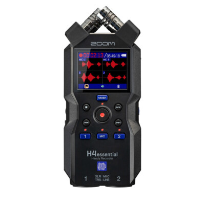 Zoom H4essential Audio Recorder Schwarz