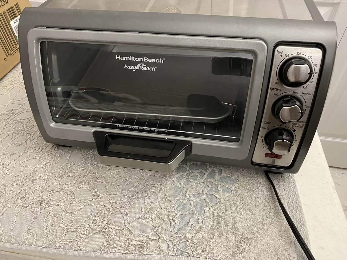 Hamilton Beach 6-Slice Stainless Steel Convection Toaster Oven (1400-Watt)  in the Toaster Ovens department at