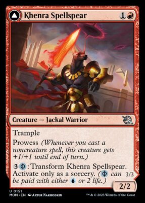MTG Magic the Gathering Khenra Spellspear (151/481) March of the Machine NM