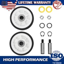 2 Pack For Maytag Dryer Roller Wheel Drum Support Kit 303373K 12001541 312948