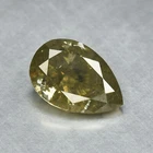 0.32Ct Untreated Diamond Sparkling Yellow Grey 100% Natural Loose Diamond