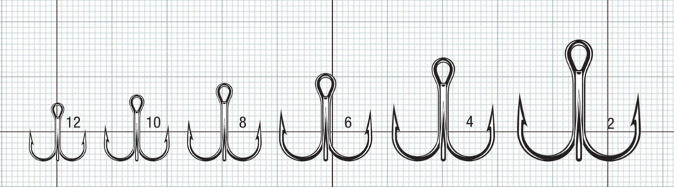 100/1000 pack VMC 9651 Black Nickel X-Short X-Strong round treble - Image 2 of 2