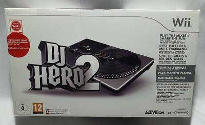DJ HERO 2 Turntable Kit Nintendo Wii Brand NEW SEALED