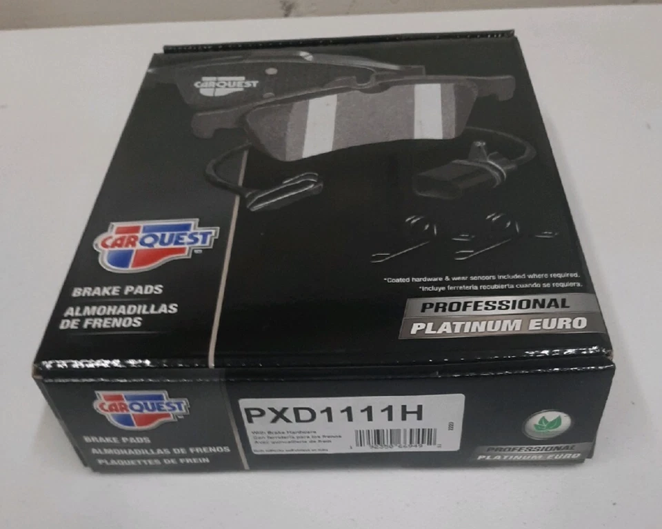 Professional Platinum front Brake Pads w/Hardware, Ceramic for Audi A4 2003-2009 - Imagem 2 de 4