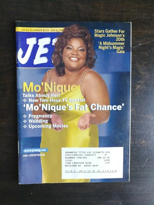 Jet Magazine August 8, 2005 - Mo'Nique - Magic Johnson's Gala