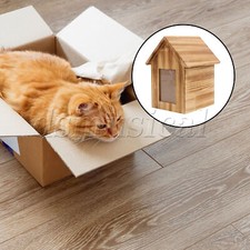 Light Roasted Color Wooden Pets Ashes Box Cremation 5.79"x6.3"x7.87"