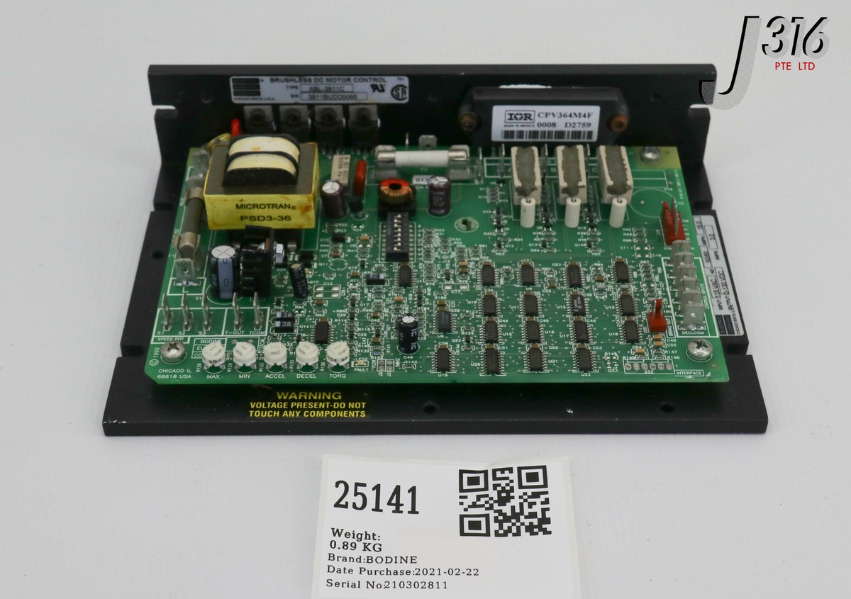 25141 BODINE BRUSHLESS DC MOTOR CONTROL ABL-3911C | eBay
