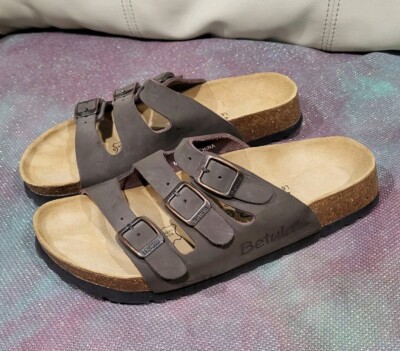 Birkenstock Betula Florida Brown 240 Soft Footbed Sandals Slide - Main Image