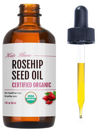 Organic Rosehip Oil for Face & Skin - Cold Pressed Rose Hip Oil for Gua Sha Mass