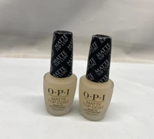 *Lot of 2* OPI Matte Top Coat - 0.5 fl oz each