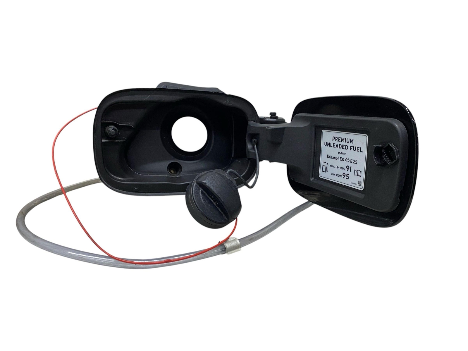 16-20 BENTLEY BENTAYGA OEM FUEL TANK FIILER DOOR /POCKET GAS CAP & LOCK ACTUATOR