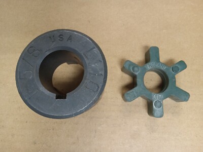Morse L110 1-5/8  Jaw Coupling Hub, with Coupling Spider