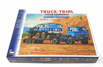 LKW Liaz 110, Tatra 813, Anhänger N25 Truck Trial Modellbausatz 1:87 H0 SDV468