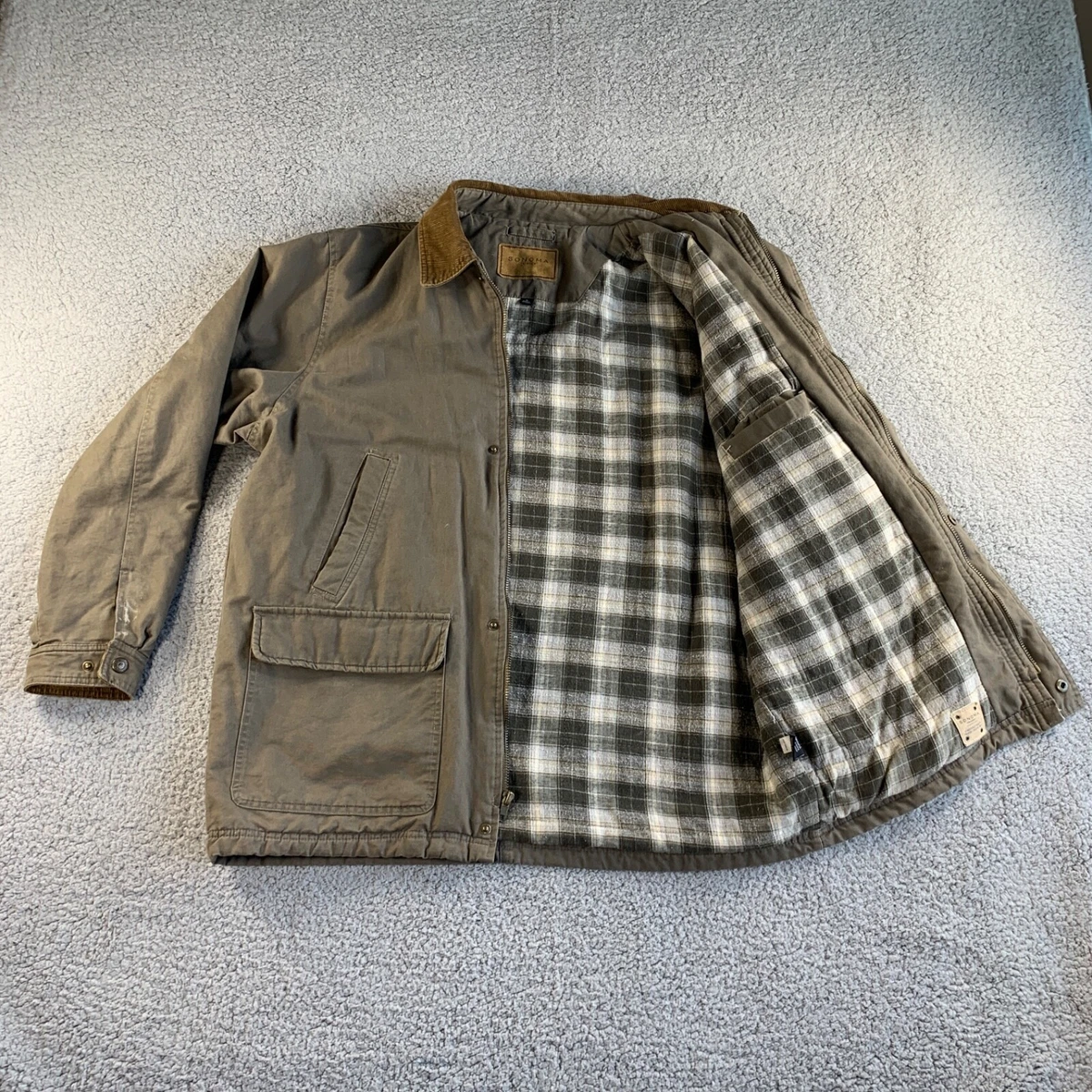 Flannel lined barn clearance jacket
