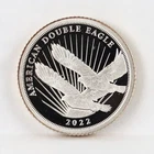 2022 American Double Eagle Cook Islands $2 1/4 oz .999 Silver Proof Coin