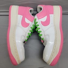 Nike Air Force 1 Low GS White Gym Pink sneaker shoe 314219-100 Size 7Y