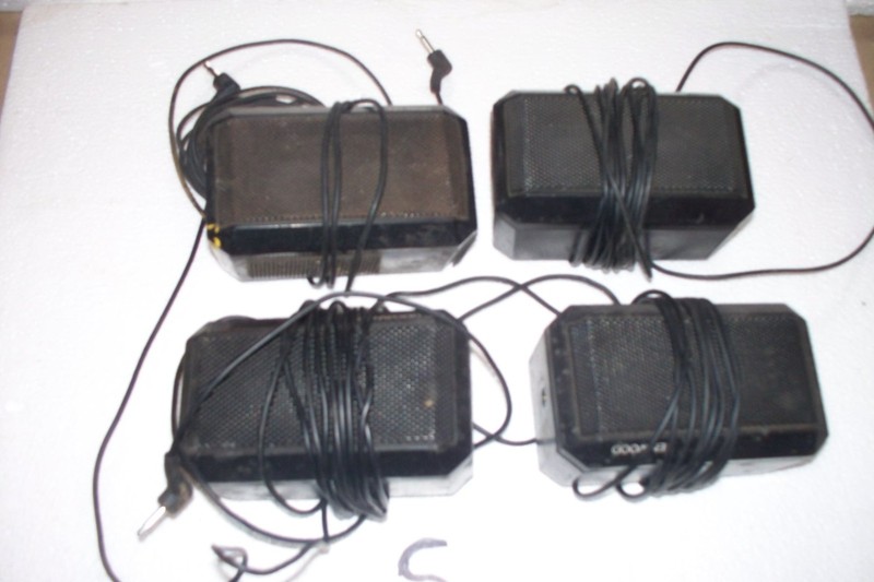 4 KEMWOOD  Speakers CB 2-Way Police