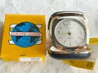NOS Europa Germany 2 Jewels Mechanical Travel Alarm Clock 1079 0/506 Box Vintage