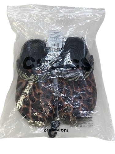 Zueco CROCS Clásico Animal Remix Leopardo Cebra Unisex Hombres 4 Mujeres 6 Zapatos - Imagen 2 de 10