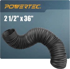 2-1/2'' X 36'' Dust Collection Hose, 2.5 Inch Flexible PP Dust Collector Hose fo
