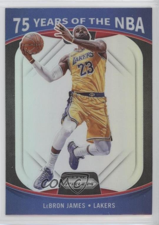 2021-22 Panini Prizm Optic 75 Years of the NBA LeBron James #1 1pe9