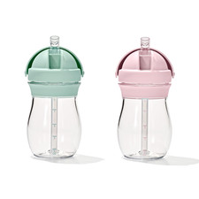 Oxo Tot Transitions Straw Cup 9 Oz. - Opal And Blossom - 2 Pack