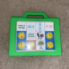 McGRAW-HILL CHILDRENS TELLING TIME GAME 12 BLOCKS ACTIVITY MAT 2002