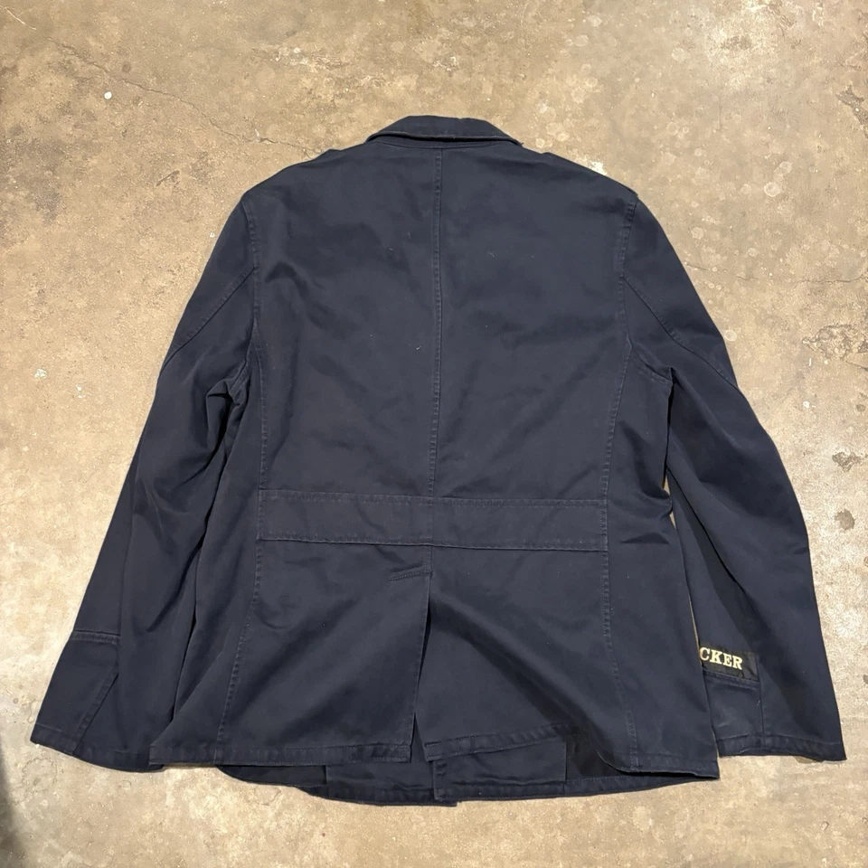 PRL Bleecker Chaqueta Estilo Militar Cierre de Botones Azul Marino Polo Ralph Lauren Para Hombres L Foto 4 de 4