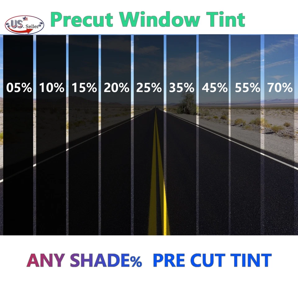 PreCut 2Ply Window Tint Film Kit For 2000-2006 Hyundai Accent 2 Door Hatchback - Image 4 of 4