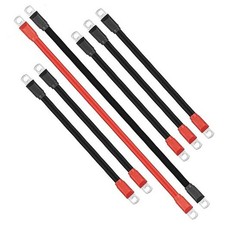 7 PCS Golf Cart Heavy Duty Battery Cables Wiring Kit for Club Car DS 1994-up 2