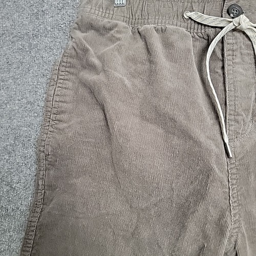 Vuori Optimist Gray Corduroy Performance Pants Drawstrings V440 Men’s M - Afbeelding 2 van 13