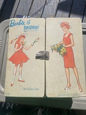 Vintage Barbie Skipper Carrying Case Clothes Shoes Accessories 1960s Mattel 439L