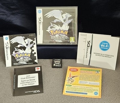 Pokemon Schwarze Version Nintendo DS UK PAL Original Voll Komplett In Box