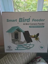 NEW Smart Bird Feeder w/AI Bird Recognition Camera Live Video, App, Night Vision