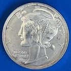 🌟WOW!🌟Mercury Dime Design~1 oz .999 Fine Silver Round
