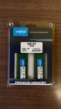 Crucial CT2K51264BD160B 8GB Kit 2x4GB DDR3L 1600 PC3L-12800 UDIMM NEW