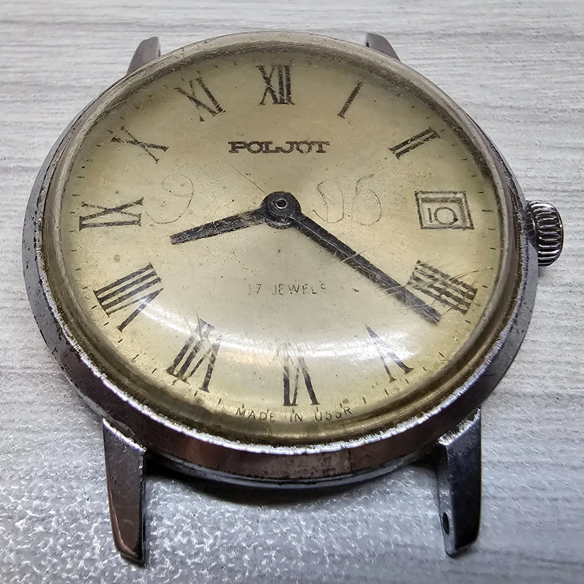 Lot De 3 Verres De Montre Plastique URSS - Diamètre 33,3 Mm - Pour Poljot - Années 1980