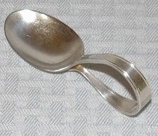 Vintage 1847 Rogers Bros Silverplate Anniversary 1923 Curved Handle Baby Spoon