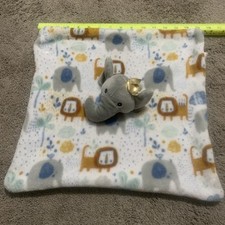 Lila Jack New York elephant lovey Security Blanket Lion Elephant Print