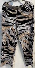  234 Denim  Co. Beach Regular Printed Jersey Wide Leg Pant Size S