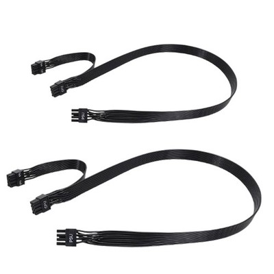 Computer Module Cable Converts Single 8pin To Two 4+4 Power Plugs