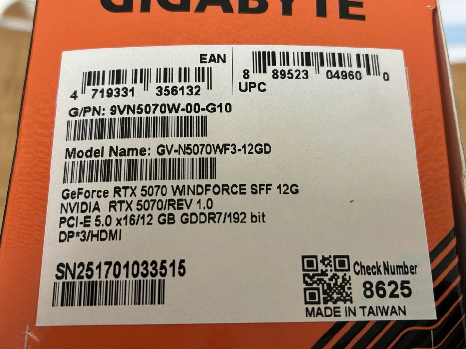 GIGABYTE WindForce GeForce RTX 5070 12GB GDDR7 PCI Express 5.0 ATX Graphics Card - Image 2 of 4