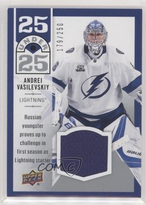 2018-19 Upper Deck 25 Under 25 Jersey 179/250 Andrei Vasilevskiy #U25-20 9hi