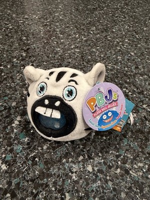 PBJs Plush Stress Ball Jellies Zoobra Zebra NWT