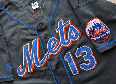 Edgardo ALFONZO #13 New York Mets 90s Russell DIAMOND jersey 52