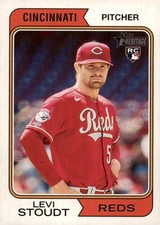 2023 Topps Heritage #591 Levi Stoudt