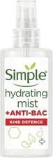 Simple Hydrating Facial Mist & Kind Defence Anti Bac 125ml